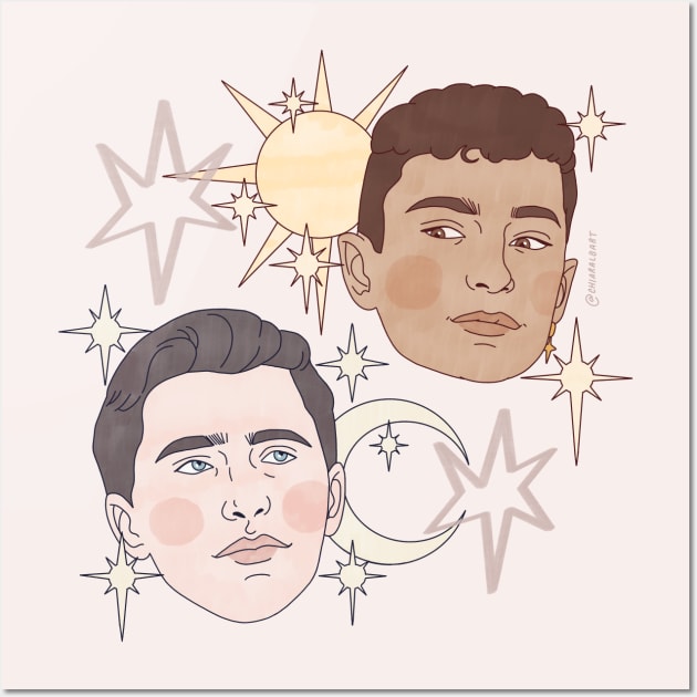 edwin x charles Wall Art by chiaraLBart